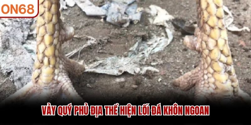 Vảy quý phủ địa thể hiện lối đá khôn ngoan